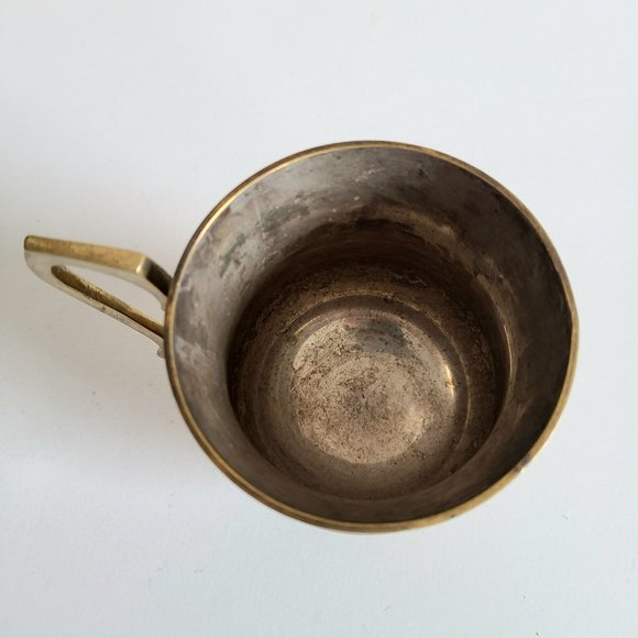 Vintage brass cup - Picture 6 of 8